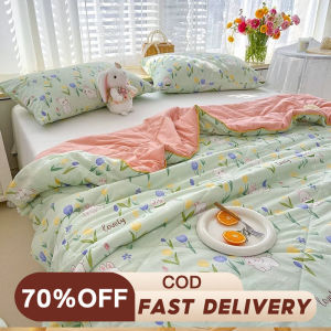 Lembut Selimu Quilt Pure Cotton Queen/King Size Summer Thin Quilt Lembut Cool Skin-friendly Machine Washable