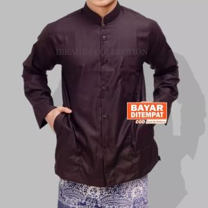 Baju Koko Pria Dewasa Lengan Panjang Saku Samping Toyobo Premium Lembut Adem Tidak Gampang Kusut