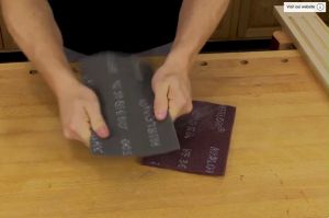 Mirka Mirlon แผ่นใยขัด สก๊อตซ์-ไบร์ต สีแดง สีเทา ขนาด 6 x 9 นิ้ว (1 แผ่น)