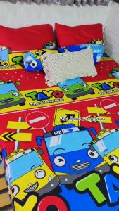 Promo Termurah Seprei Motif Terbaru Karakter Anak Laki Laki dan Perempuan Ukuran 200x200 160x200 Lembut Murah Anti Luntur Seprei Kintakun 180 x 200 Halus