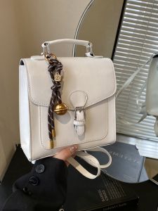 Túi Xách Nữ Thời Trang Túi Đeo Vai Đôi Túi Vuông Cầm Tay Túi Đi Làm Túi Học Sinh Túi Da PU Mềm Màu Trơn