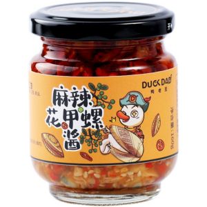Speciality Beihai Seafood Sauce Spicy Clam Paste Instant Rice Noodles Topping Non-GMO 160g Bottle Pack from Guangxi China