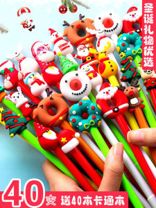 ของขวัญวันคริสมาสต์ของขวัญรางวัลปากกาน่ารักสุดๆเครื่องเขียนการ์ตูนเด็กสร้างสรรค์ของขวัญที่เป็นกลางมูลค่าสูง