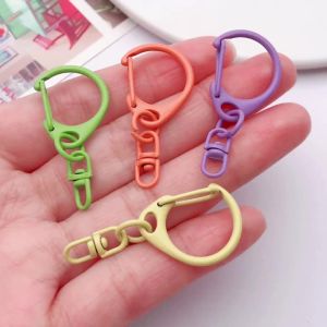 20 Chiếc 18x41mm Hợp Kim Nhiều Màu Sắc Hình Chữ D Khóa Với 8 Hình Móc Khóa Cho DIY Móc Khóa Túi Trang Trí Món Quà Trang Sức Phụ Kiện