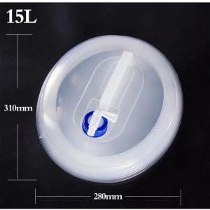 Folding Collapsible Portable Water Bucket Storage Container for Outdoor Camping Fishing Water Reserve Bekas Air