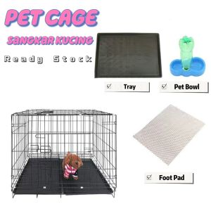 2 DOOR Cat Cage 1.5 Feet / Sangkar Kucing 1.5 Kaki 2 Pintu/宠物笼子 狗狗笼子 猫咪笼子/Pet Cage/Pet house/Cat house/Dog house/狗窝/猫窝