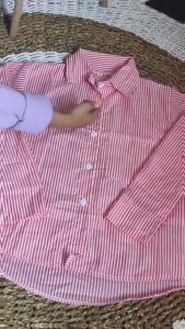 Kemeja Wanita Korean Style Oversize / Briana Kemeja Wanita Salur / Pakaian Wanita Kemeja Blouse Korean Style