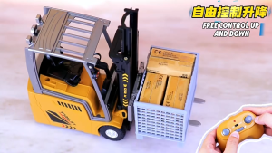 รถบังคับของเล่น รถฟอร์คลิฟท์บังคับ ของเล่นเสริมทักษะ รถยกของ ยกของได้จริง เหมาะเป็นของขวัญเด็ก 2.4Ghz Remote Control Car Rc Forklift Truck Engineering Vehicles Cranes Liftable Toys For Childrens Gifts