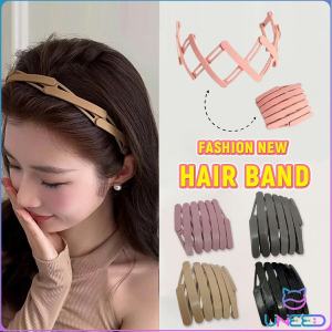 UNeed 1Pc Retractable Headband Portable Hairband Female Summer Invisible Hairband