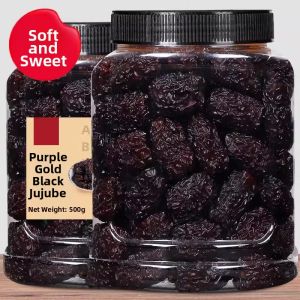 Aecoway | Purple Crystal Large Unpitted Authentic Taihang Mountain and Xinjiang Specialty Black Dates 500g