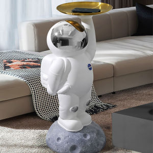 ขนาดใหญ่นักบินอวกาศ Space Man ห้องนั่งเล่นชั้นแผ่นเครื่องประดับโซฟาด้านข้างตู้ทีวีอุปกรณ์ตกแต่งเรซิ่นสไตล์นอร์ดิก