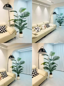 【Send flower pot】Artificial Plants with pot artificial Plants big size  Simulation 99%  High-Quality Home Office Decoration   artificial palm tree interior decorations
