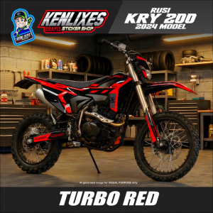 RUSI KRY 200 NEW Full Body Motor Decals Sticker (2024 Model)