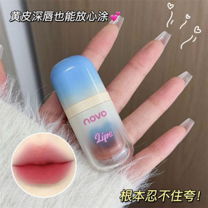 Son Môi NOVO Velvet Matte Lip Mud Dễ Trang Điểm Màu Trung Tính Không Thấm Nước Màu Sắc Lâu Trôi Son Bóng Màu Môi