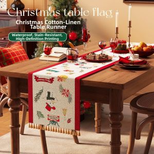 DUANYUN | Christmas Holiday Festive Decorative Table Runner