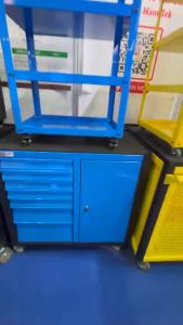 Tủ dụng cụ 7 ngăn mẫu 2 kèm hộc có khóa D1B7B - Kích thước (LxWxH): 900x500x950 mm