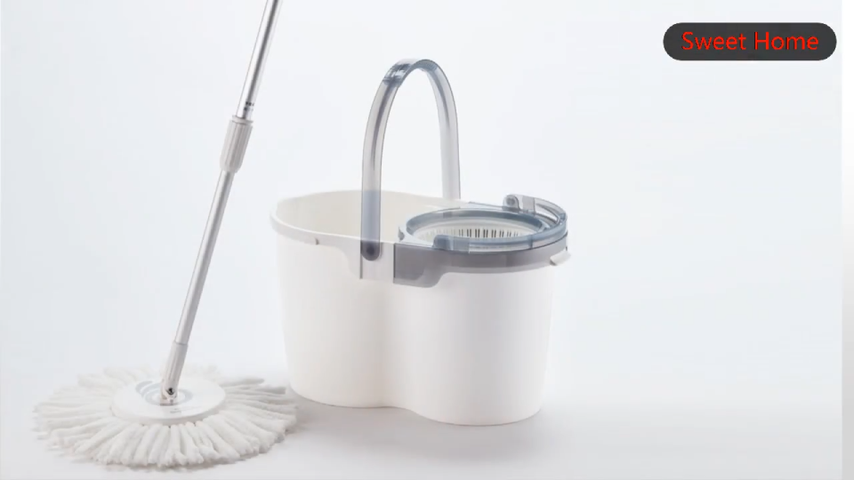 SupaMop M500 Spin Mop Set with Bucket 360° Floor Cleaning Mop Extra 2 Mop Heads 1 Year Warranty