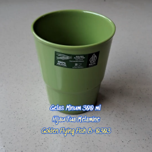 Gelas Minum 300 ml Melamine - Golden Flying Fish B-0303