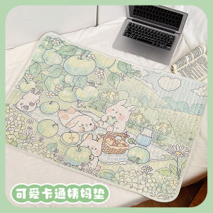 Period Pad Mat Womens Sleep Mat Student Dormitory Menstrual Leakproof Urine Mat Apple Rabbit Auntie Pad Standard Size