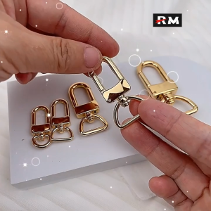 Thickened |Bag Strap Connection Buckle Handbag D-Tail Hanging Buckle Ribbon Hook Buckle Luggage Hardware Accessories Pet Dog Spring Fish Mouth Buckle Id Mobile Phone Lanyard Buckle