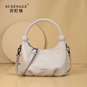 Original Cloud Bag Soft Leather Slouchy Crossbody Womens Luxury Folded Handbag Casual Simple Style Detachable Shoulder Strap