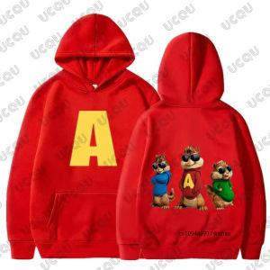 Alvin and The Chipmunks Cotton Hoodies For Children Autumn Winter Long Sleeve Sweatshirts Casual Oversized Kids/Adult Tops