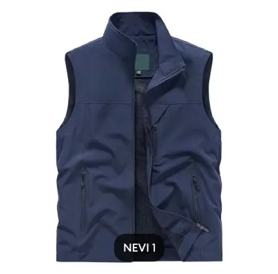rompi parasut waterproof rompi pria terbaru -MODEL CASUAL- saku multipungsi