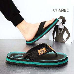 Mens Summer Flip Flops High-End Foot-Mounted Slippers 2025 New Outdoor Wear-Resistant Anti-Slip Beach Sandals Casual Style