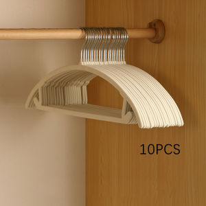 10 PCS No Shoulder Bump Velvet Hangers Non Slip Heavyduty Suit Hangers With Swivel HooksSpace Saving Clothes Hangers for Coat