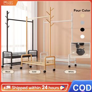 Clothes Rack with Wheels: Metal Hangers & Indoor/Outdoor Storage