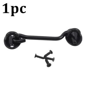 Solid Vintage Door And Window Hook Black Stainless Steel Cabinet Door And Window Buckle Household Simple Door And Window Hook