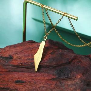 Palestine Pendant Stainless Steel Necklace Mens And Womens Palestinian Map Christmas Party Gifts Jewelry Gifts