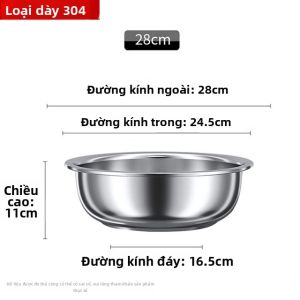 BAICHANG | Bồn Trộn Inox Dày Chất Lượng Thực Phẩm