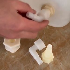 ข้อต่อแท้งน้ำ ข้อต่อแท้งค์เก็บน้ำ หัวต่อท่อระบายน้ํา ข้อต่อท่อระบายน้ํา สําหรับเชื่อมต่อถังเก็บน้ํา 1/2 นิ้ว 4หุน