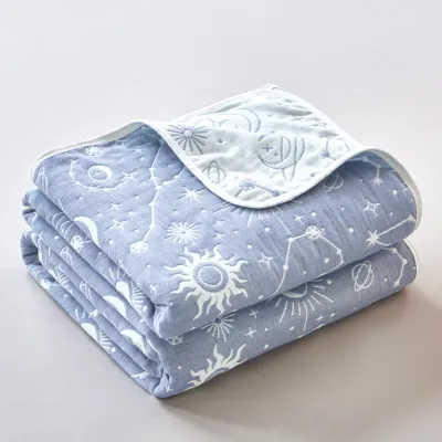 WUYINLIANGPIN | Chăn Mùa Hè 6 Lớp Muslin Bông A Class