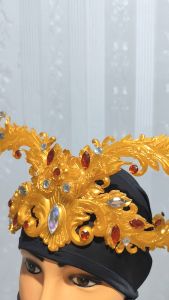Headdress Aksesoris Tari Bahan Lem Lilin Motif 20