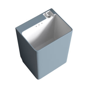 WEILANJINGDIAN | Elevated Gray Ceramic Mop Basin W50