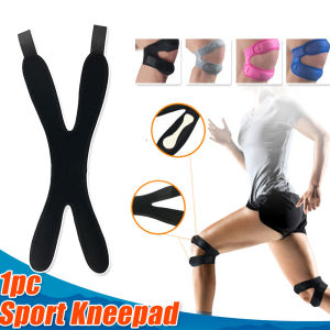 1PCS Patella Knee Strap Adjustable Knee Brace (3D Silicone Insert) for Men & Women Knee Joint Pain Prevention & Relief & Patella Stabilizer Support for Running Riding football Hiking