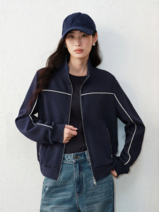 PEACEBIRD | Slim Straight Fit Womens Sweatshirt