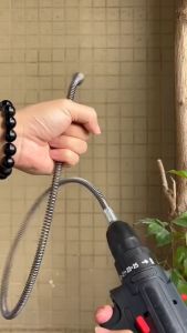 Electric Pipe Spring Unblocker 10mm Toilet Kitchen Sewer Blockage Unblocking Tool