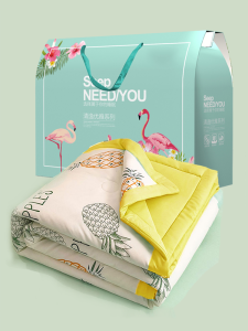 Chăn Làm Mát Mùa Hè Trực Tiếp Từ Nhà Sản Xuất Chăn Điều Hòa Không Khí Mỏng Nhẹ Chăn Đóng Hộp Quà Tặng Đầy Bông