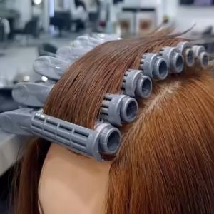 Bộ kẹp lô gai uốn phồng chân tóc công nghệ mới - Lô phồng chân tóc Bộ trục uốn phồng chân tóc có gai