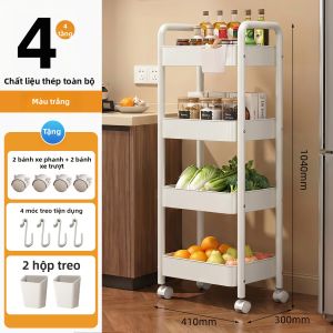 youqin | Xe đẩy nhà bếp nhiều tầng không cần lắp ráp