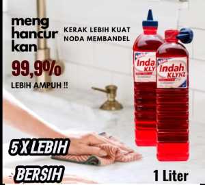 Pembersih Kerak Kamar Mandi Indah Klynz 1L – Anti Kerak & Bau 5x Lebih Bersih