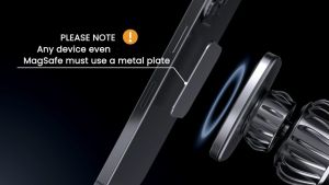 LISEN Magnetic Phone Holder for Car - 6 Strong Magnets - Car Phone Holder Mount - Case Friendly - iPhone Compatible - Universal Smartphone & Tablet Holder