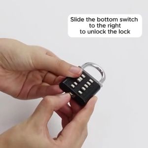 6-10 Digits Password Code Combination Padlock For Home Suitcase Luggage Travel Anti Theft Key Smart Lock