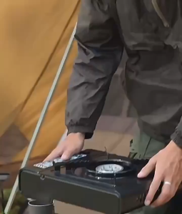 Portable Multifunctional Butane Gas Stove - Cassette Stove with Adjustable Heat and Safety Features