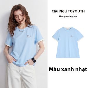 Toyouth | Áo Thun Tay Ngắn Cho Phụ Nữ Cảm Giác Mát Lạnh