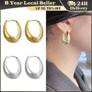 1 Pair Water Drop Geometric Earrings for Women Couples Fashion Minimalist Classic Hip Hop Ear Buckle Jewelry Accessories Fashion Metal Drop Earrings for Woman Vintage Hoop Earring Trend Classic Party Wedding Pendant Jewelry Gift