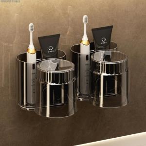 Giá Để Kem Đánh Răng Giá Để Đồ Vệ Sinh Răng Miệng Gắn Tường Không Cần Đục Lỗ Cốc Đựng Nước Súc Miệng Cốc Đựng Nước Chè Giá Để Đồ